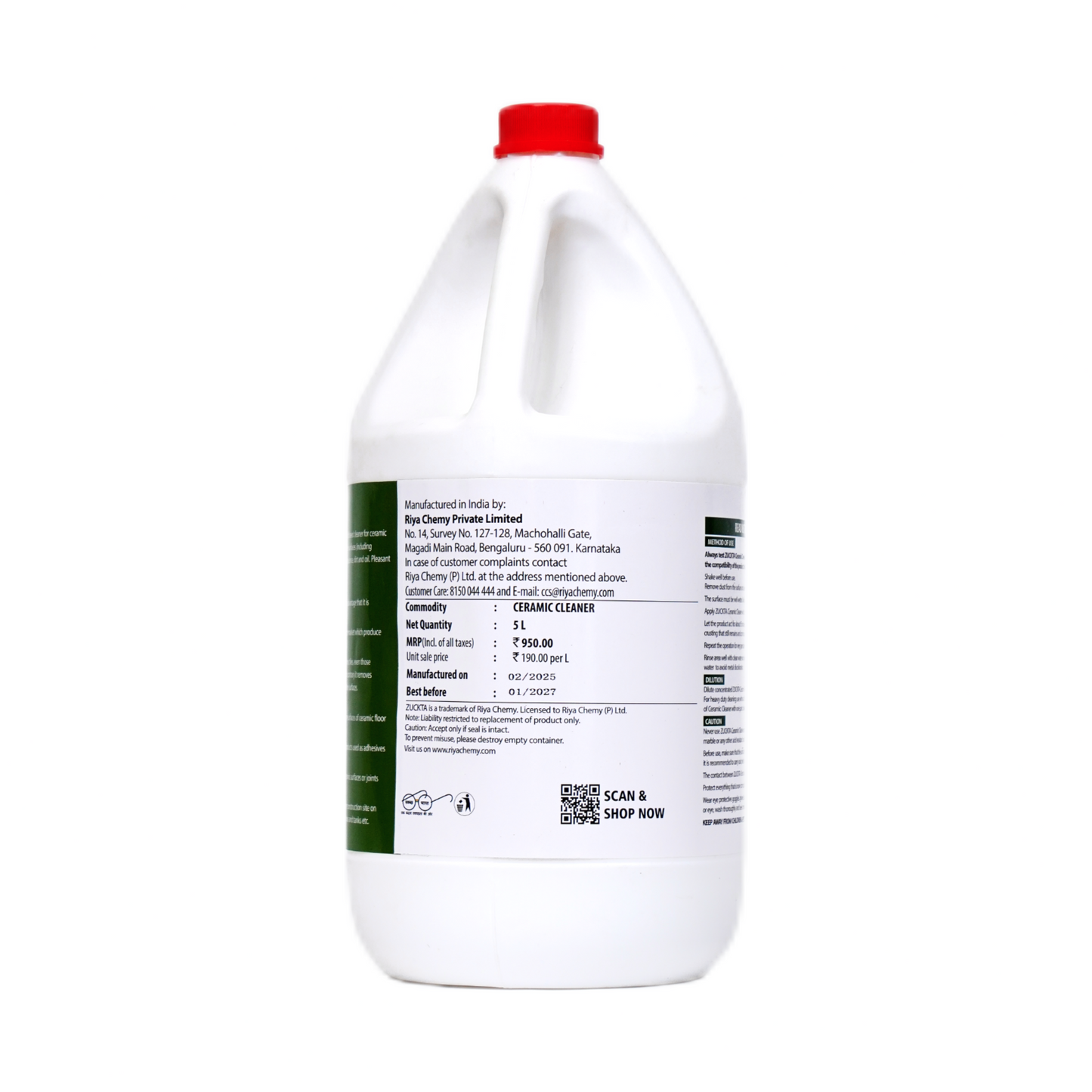 ONERCPL ZUCKTA Ceramic Cleaner 5 L