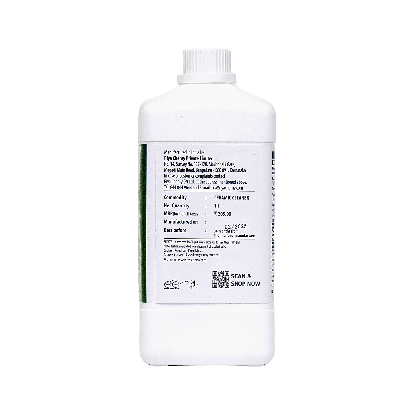ONERCPL ZUCKTA Ceramic Cleaner 1 L
