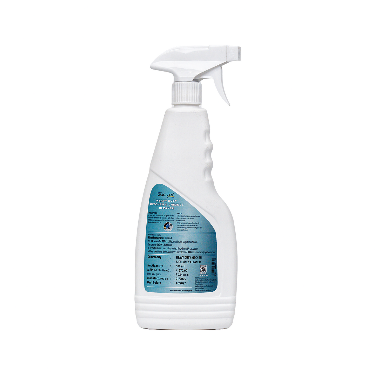 ONERCPL ZUCKTA Heavy Duty Kitchen and Chimney Cleaner 500 ML